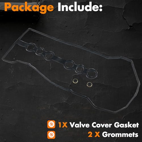 Image of Engine Valve Cover Gasket Set VS50542R Compatible with Toyota Chevrolet Pontiac 00-08 Corolla,03-08 Matrix,00-05 Celica,03-08 Vibe,00-02 Prizm,1.8L /1794CC