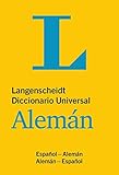  Langenscheidt Diccionario Universal Alemán: Deutsch-Spanisch/Spanisch-Deutsch (Langenscheidt Diccionarios Universales)