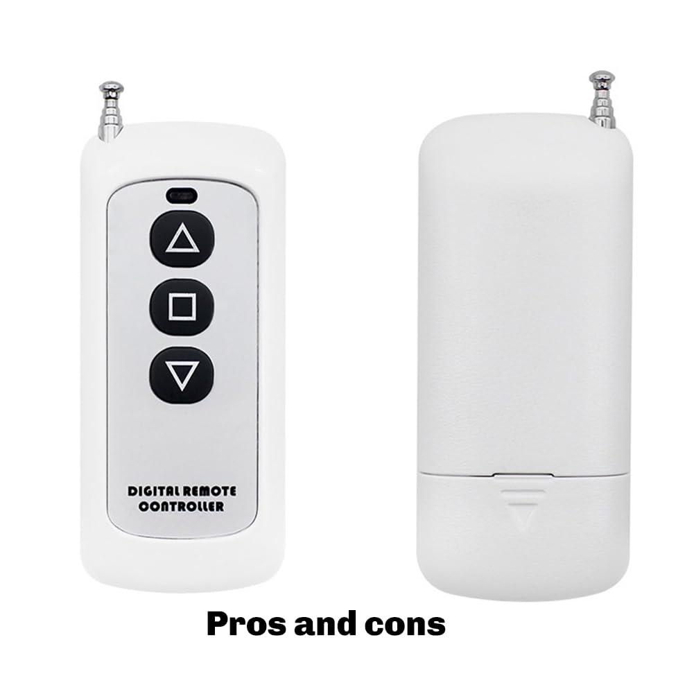 Kit de Télécommande de Moteur DC 12V avec Module Relais sans 433MHz et Émetteur pour Contrôler la Direction et L'Arrêt du Moteur