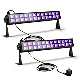 Photo Gallery 2pezzi 60 w uv luce nera, 60 leds, accessori per bar, con cavo di alimentazione da 1,5 m, colore corpo, halloween, palcoscenico, decorazione per feste Photo Gallery 2pezzi 60 w uv luce nera, 60 leds, accessori per bar, con cavo di alimentazione da 1,5 m, colore corpo, halloween, palcoscenico, decorazione per feste