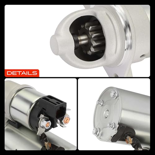 A-Premium Starter Motor Compatible with Kia Optima 2016-2018, Sportage 2017-2022 & Hyundai Elantra N/Kona 2022-2023, Tucson 2018-2021, Veloster N 2019-2022, 2.0L 2.4L, 12V 1.2KW 11-Teeth Clockwise by A-Premium - Used condition - Image 9