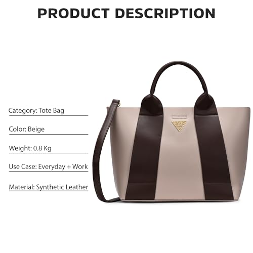 Image of Lavie Signature Women's Savannah 3C Tote Handbag for Women | Tote Bag for Work | Ladies purse | Stylish Shoulder Bag | Gift for Women