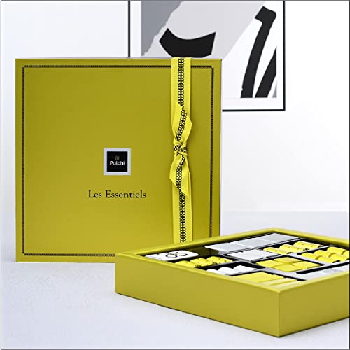 Patchi Les Essentiels Assorted Chocolates, 76 Pcs (2.43Lb) - Distinctly Smooth & Rich Taste - Exquisite Chocolate Gift Box - Individually Wrapped Milk & Dark Chocolate #TOP4
