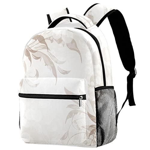 Sac à dos floral abstrait femme grand volume contre le désordre