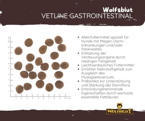 Wolfsblut Vetline | Hundefutter | Sparbundle | Sparpaket (2 x 2kg, Gastrointestinal)