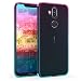 Produktbild kwmobile Hülle kompatibel mit Nokia 8.1 (2018) / X7 - Handyhülle - Handy Case Zwei Farben Pink Blau Transparent