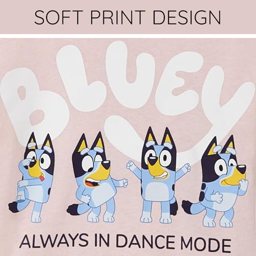 Image of Bluey Girls T-Shirt Little Kid to Big Kid Sizes (4-14-16)