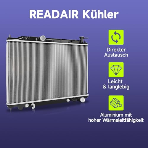 Image of UIU Engine Coolant Radiator with Transmission Oil Cooler Compatible with Ford Explorer 4.0L 4.6L 2006-2010,Explorer Sport Trac 4.0L 4.6L 2007-2010,Mercury Mountaineer 4.0L 4.6L 2006-2010 6L248005AB