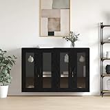 Couleur: Chêne noir Générique Armoires Murailles 2 pcs Chêne Noir 69,5 x 34 x 90 cm,Meubles,Armoires & Meubles de Rangement,Buffets & bahuts,Noir,48.6 KG,3394586