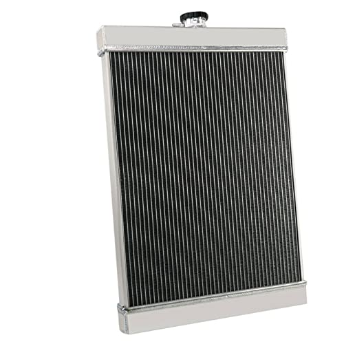 4 Row Aluminum Radiator Fit 30-50 Chevy 30's 40's 50's Transmission Cooler Hot Rod Classic