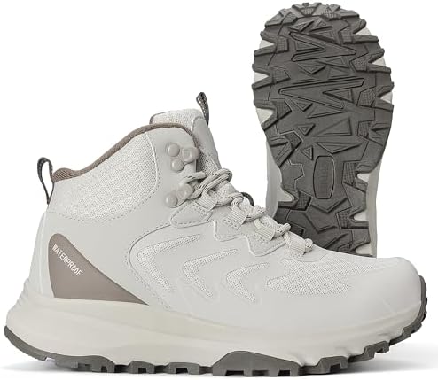 Women’s Waterproof Hiking Boots Lightweight Comfortable Trail Wal...