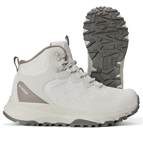 OUTJET Women's Waterproof Hiking Boots