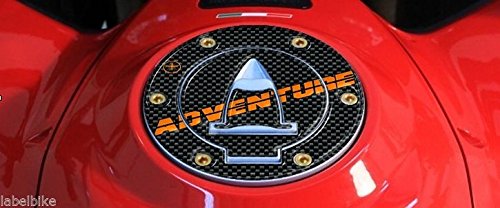Labelbike - Autocollant 3D En Résine Gel Pour Protection De Bouchon De Réservoir De Moto Compatible Avec KTM 1190 Adventure
