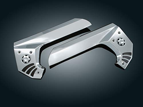 Weekly Top Sale Kuryakyn 3911 Motorcycle Accent Accessory: Boomerang Frame Covers with Scuff Protectors for 2001-17 Honda Gold Wing GL1800 & F6B Motorcycles, Chrome, 1 Pair