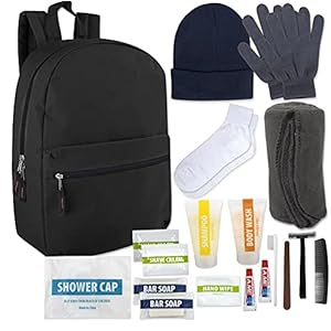 12 Pack Homeless Care Package Supplies Bulk Winter Care Kit, Homeless Winter Hygiene Kit Supplies in Bulk, 20 Pieces