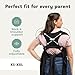 CuddleCarry™ Pre-Wrapped Baby Ring Sling by CuddleBug - Adjustable, Lightweight Baby Carrier Wrap - Ergonomic Front Carry for Newborn to Toddler (0-36m, 8-35 lbs) - Black