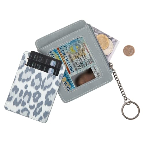Image of Montana West X Wrangler Slim Credit Card Holder for Women Minimalist Zipper Pocket Wallet Rfid Blocking Thin Small Wallets With Keychain,ID Window and Removable Card Case
