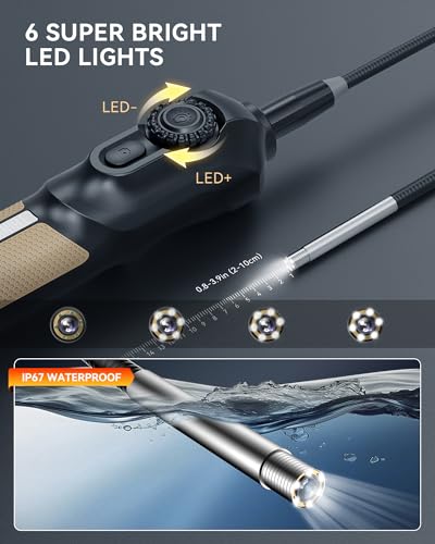 Image of THINKCAR TES102 Endoscope Inspection Camera, 5.5mm 2MP HD Borescope