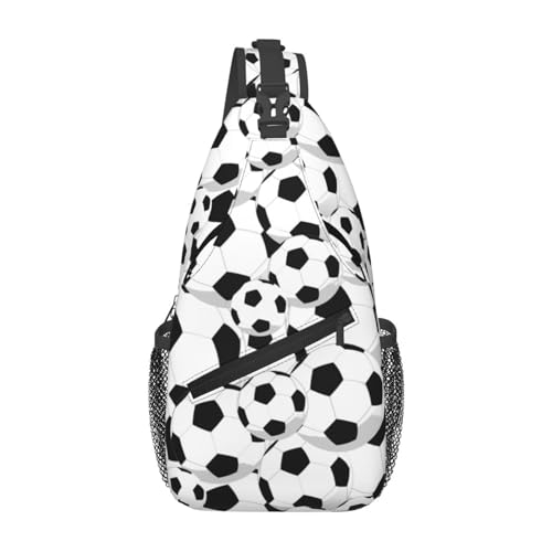 Soccer Crossbody Bag Soccer Sport Shoulder Bag Backpack Sport Sling Bag Chest Casual Daypack Bag