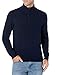 Amazon Essentials Men's Long-Sleeve Soft Touch Quarter-Zip Sweater, Navy, Large
