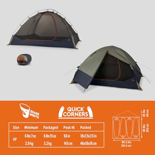 Kelty Late Start 4P Tent