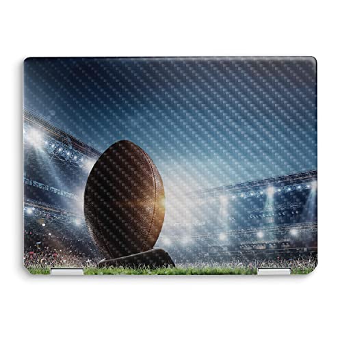 Image of MightySkins Carbon Fiber Skin Compatible with HP Spectre x360 14 inch (2022) Full Wrap Kit - Big Game | Protective, Durable Textured Carbon Fiber Finish | Easy to Apply | Made in The USA