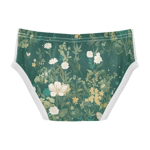 KLL Stylish Embroidery Bee Butterfly Flowers Baby Boys Comfort Briefs Cute Children Panties2