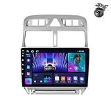 Android 12 System for Peugeot 307 307CC 307SW 2002-2013 2 DIN Car Stereo With FM AM SWC CarPlay Android Auto GPS Navigation Touch Screen Upgrade Car Radio Multimedia Player (M150CP 4core 2+32G)