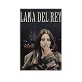 FVLYRWMQX Lana Del Poster Rey Music Vintage Singer Für 