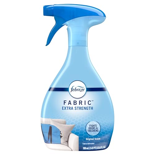 Image of Febreze Fabric Spray Air Freshener, Odor-Fighting Fabric Refresher, Sneaker Balls Alternative, Couch Cleaner, Linen Spray, Multi-Use, Extra Strength Scent, 23.6 fl oz