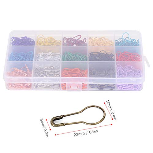 Vários tamanhos, delicadas e grandes alfinetes de segurança, alfinetes de cabaça, mantas de costura