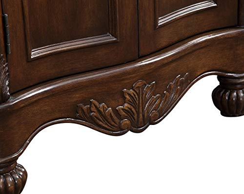 Elegant Decor Vf-1033 Single Bathroom Vanity Set, 27", Teak/Vf-1033 #TOP3