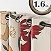 JINCHAN Lora Floral Curtains for Bedroom 95% Blackout Drapes Room Darkening Window Drapes Fall Decor Winter Vintage Boho Flower Print Curtain for Living Room 84 Inch Length 2 Panels with Grommet Beige