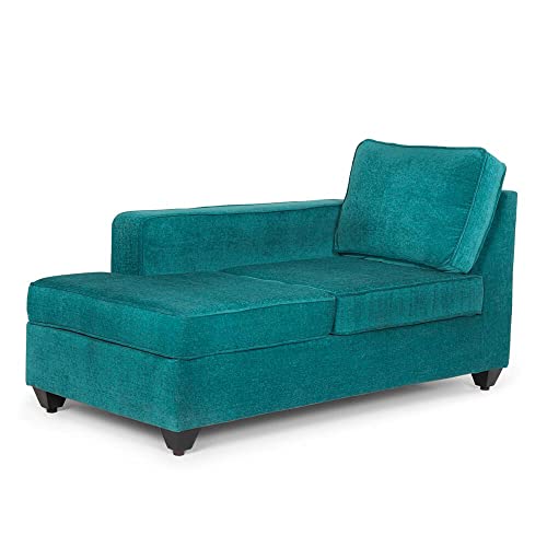 Image of Wakefit Sofa Set | 3 Year Warranty | Sofa 3 Seater, 3 Seater Sofa for Living Room, Wooden Sofa Set, 3 Seater + Left Aligned, Sofa for Living Room - Napper(Malphino : Malibu Green)