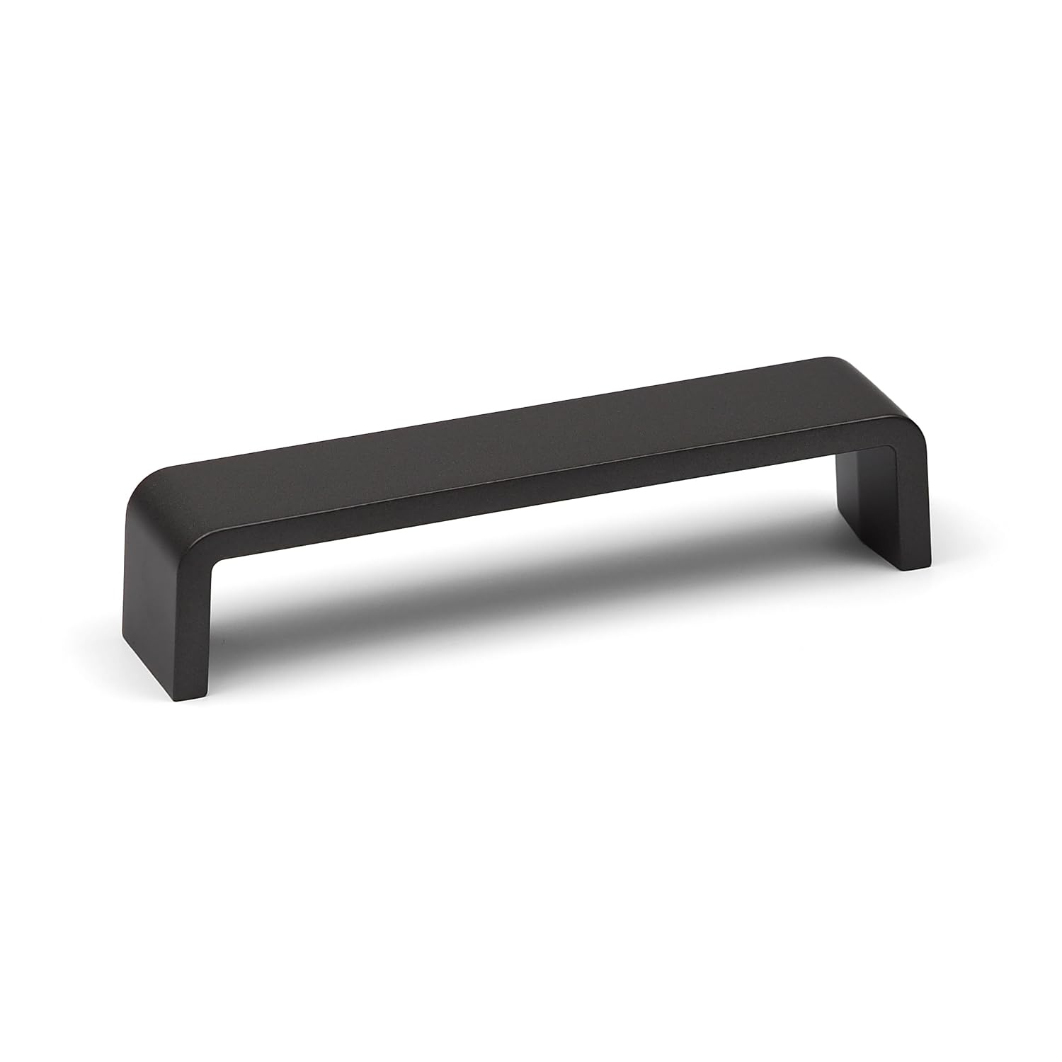 (128Mm Handle) Dark Grey Cabinet Handles Square D-Bar 128-288Mm 5056767303552