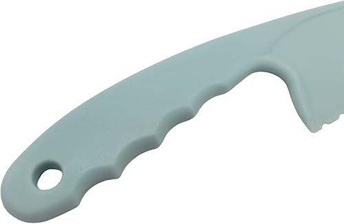 Miniatura 3 de Handy Housewares Cuchillo de lechuga cuchillo de nailon para pastel de 115 pulgadas hoja dentada para cortar verduras frutas pasteles pan y más