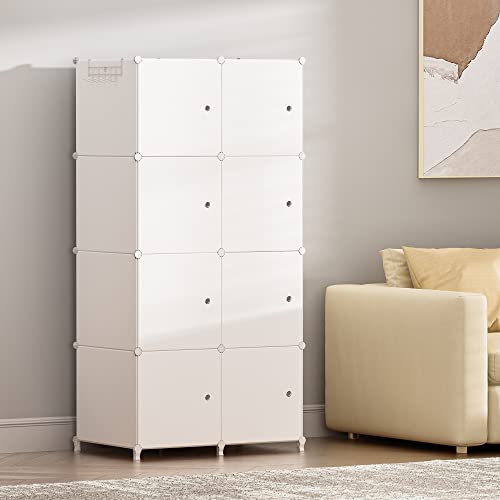 image for JOISCOPE Portable Wardrobe for Hanging Clothes, Combination Armoire, M