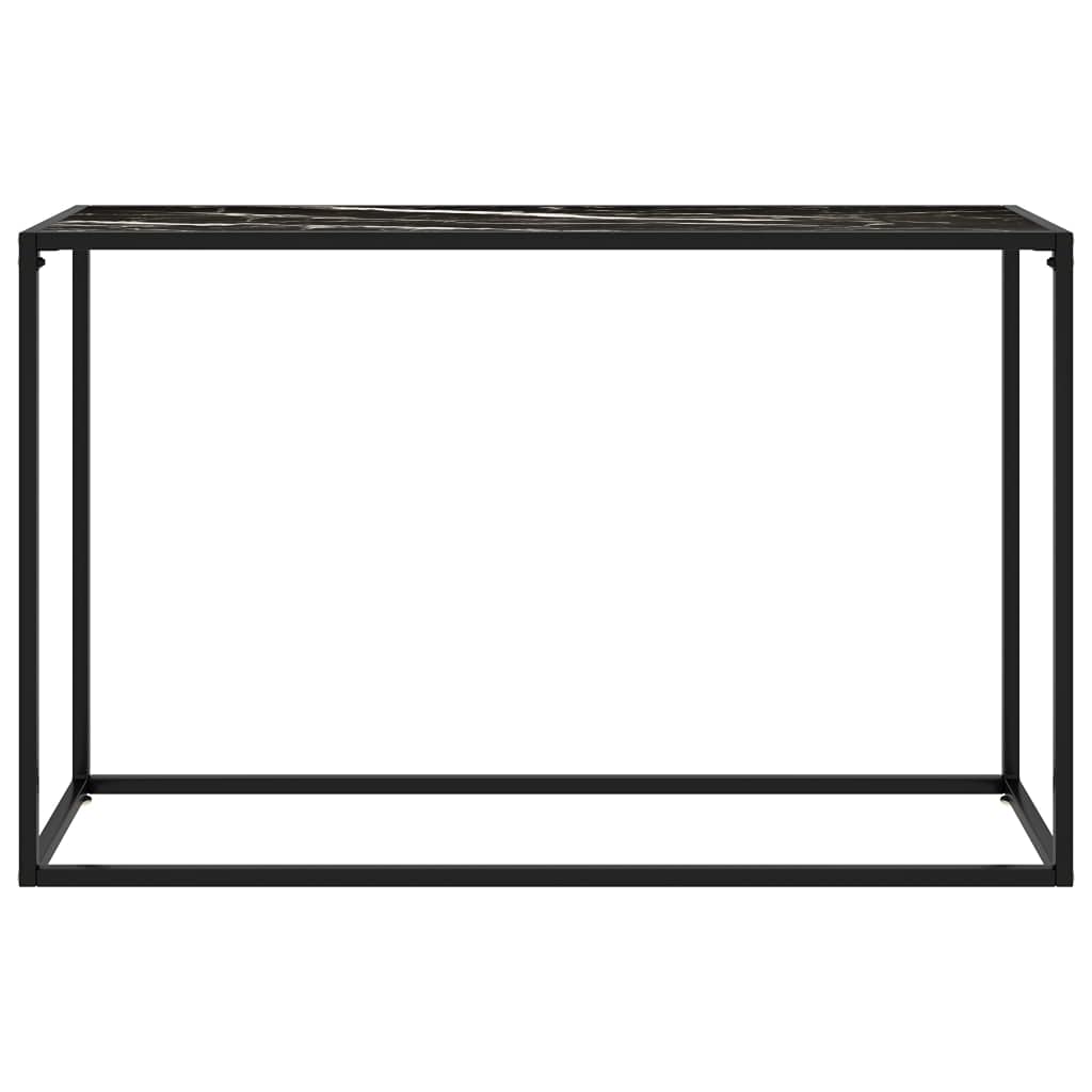 Coffee Table,Mesa Cafe,roygbiv Coffee Table,Mesa Consola Vidrio Templado Negro 120x35x75 cmAdecuado para salón, Dormitorio, balcón