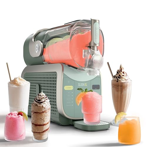 Image of Ninja SLUSHi XL Smart Frozen Drink Maker & Slushi Machine | With SlushAssist Technology |128 oz. Capacity | Sodas, Margaritas, Frappes, Milkshakes & More | Green | FS601GN