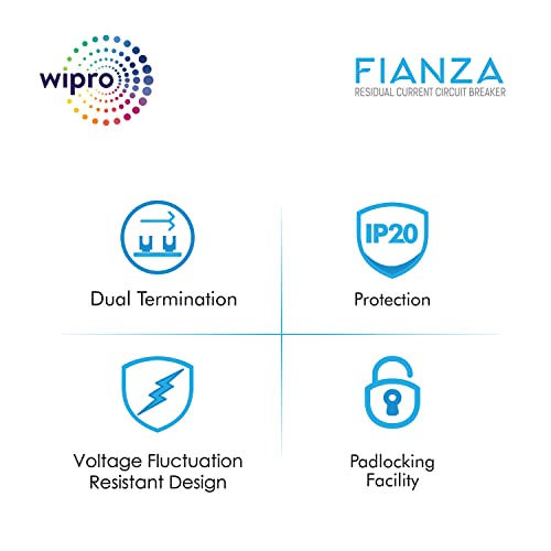 Image of Wipro RCCB 100mA 40A FP