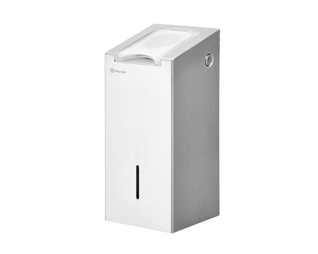 Merida Distributeur Lingettes Imprégnées Mural INOX Mat Recharge Brossé