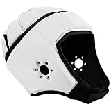 EliteTek Soft Padded Headgear: 7on7 Tournaments, Flag Football, Team Sports, Training, Rugby, Lacrosse, Soccer, FITS Youth & Adult! (White, Large)