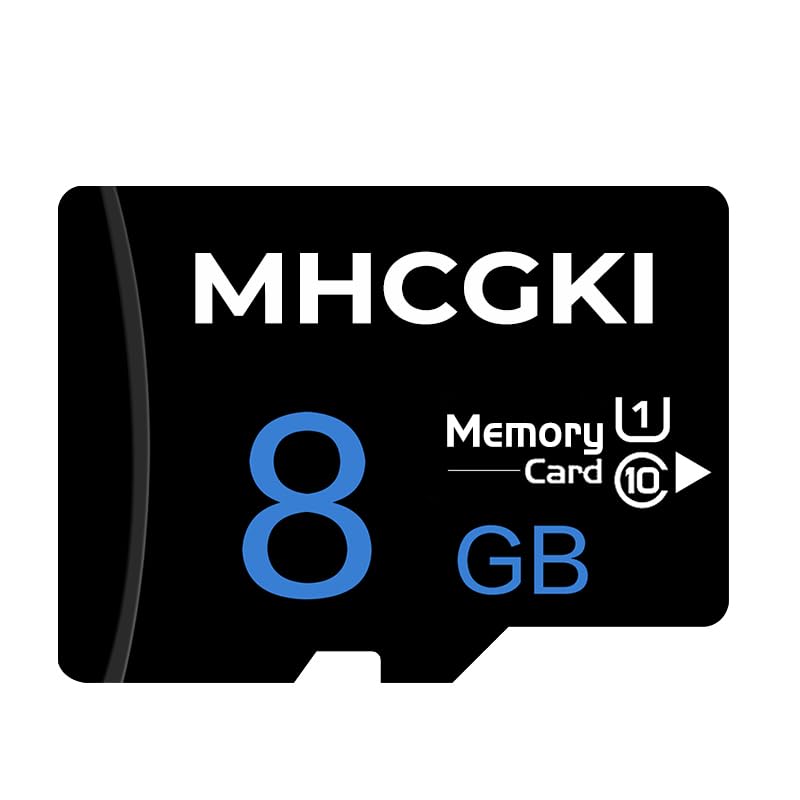 Image of 8GB Micro Memory Card High Speed Class 10 TF Memory Card with Adapter for Dash Cam,Camera,Smartphone,Tablet