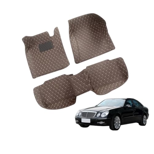 Tapis voiture sur mesure Mercedes Classe E 2006 protège sol cuir LHD