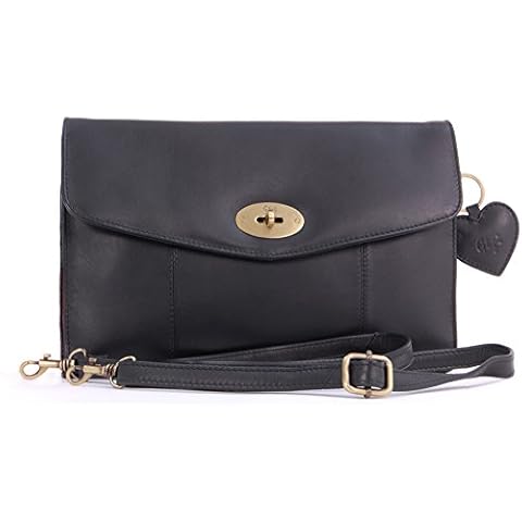 Gigi Women's Leather Crossbody Clutch Bag Cover