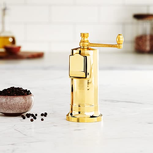 Pepper Mill Imports Chef's Mate Pepper Mill, Brass, 5" #TOP3