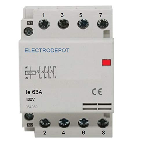 32Amp 4 Pole NC Normally Closed, Lighting Contactor 24VAC Coil 934024 40A