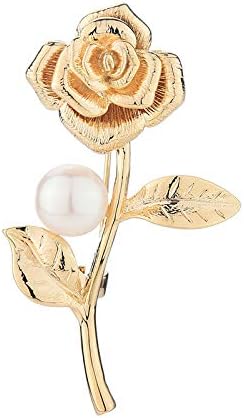 Pearl Brooch Broches Jewelry For Women Fashion Christmas Gifts Wife Mom Girlfriend, Anniversary Birthday Fine Jewelry Gifts for Her