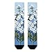 CMQHYF Knee High Socks, Fashion Print Do Not Forget Me Crew Socks for Athletic, Travel, Or As A Unique Fashion Accessory