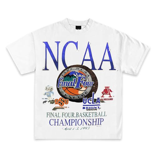 College Basketball 1995 Final Four Vintage Graphic T-Shirt | | Premium Quality Heavyweight Shirt for Men & Women